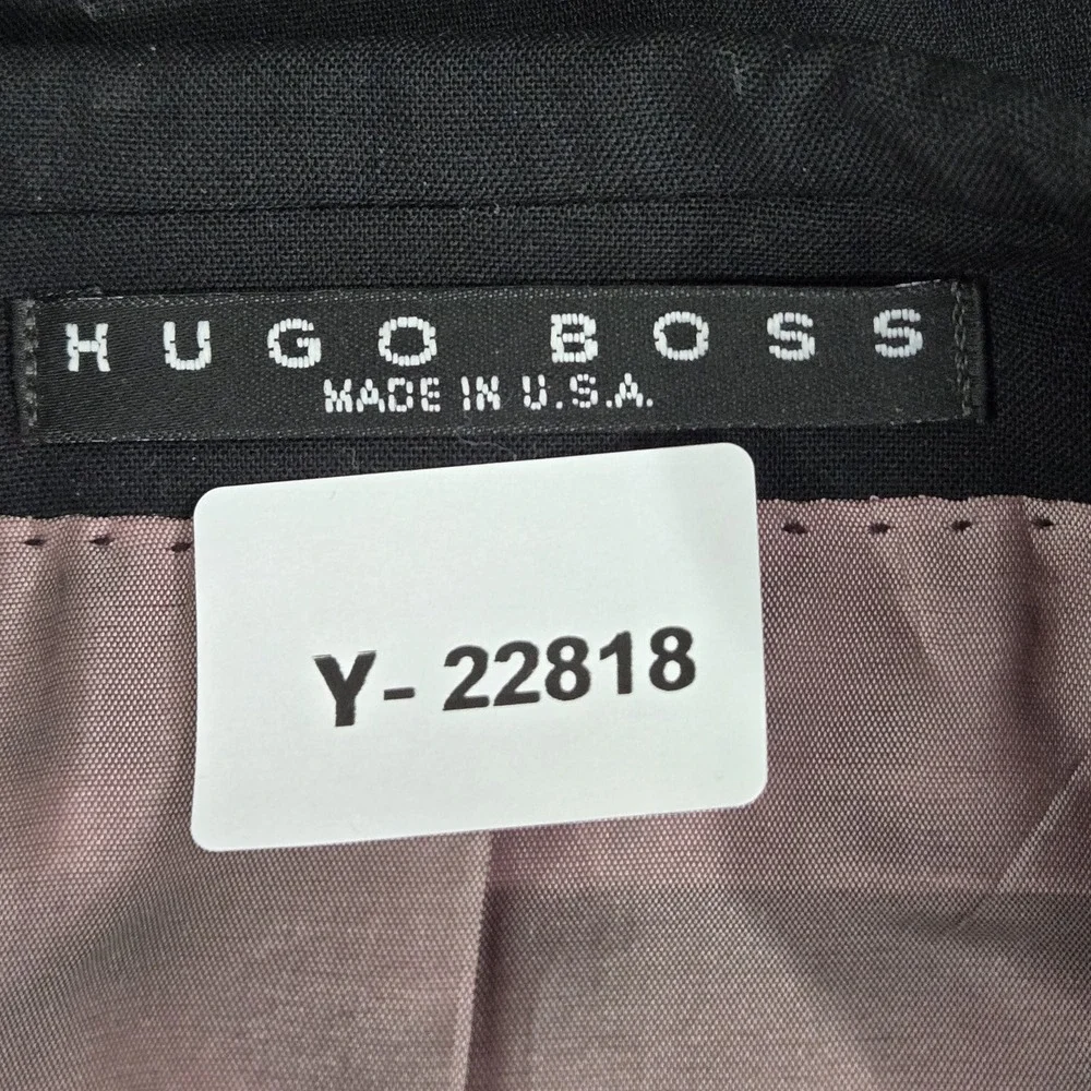 Hugo Boss Men Blazer‎ 36S Black Button Long Sleeve